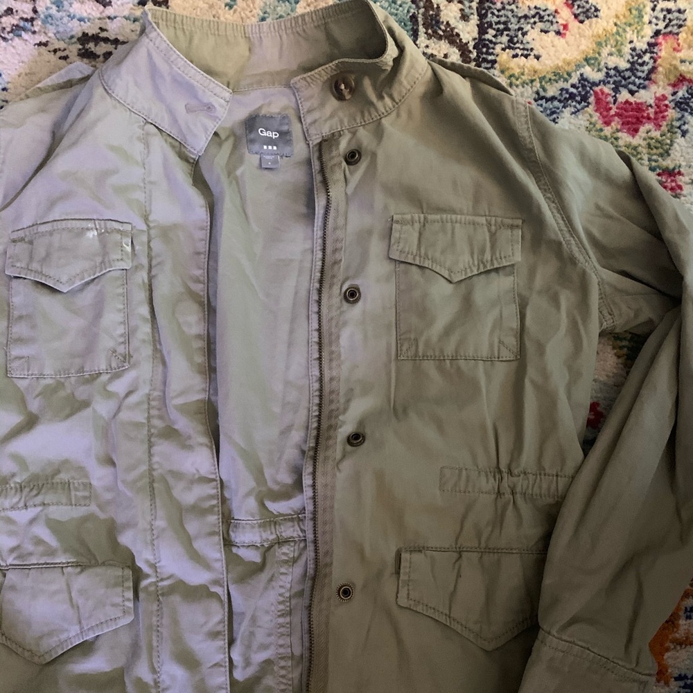army green jacket